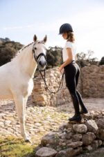 HORZE EVELYN Damskie bryczesy z pełnym lejem silikonowym i wysokim stanem - obrazek 18