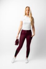 HORZE EVELYN Damskie bryczesy z pełnym lejem silikonowym i wysokim stanem - obrazek 20