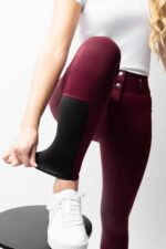 HORZE EVELYN Damskie bryczesy z pełnym lejem silikonowym i wysokim stanem - obrazek 26