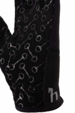 HORZE Dziecięce rękawiczki jeździeckie z silikonowym nadrukiem na dłoni - obrazek 7