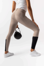 HORZE EVELYN Damskie bryczesy z pełnym lejem silikonowym i wysokim stanem - obrazek 5