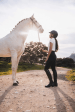 HORZE SOPHIA Damskie legginsy jeździeckie z pełnym lejem silikonowym i wysokim stanem - obrazek 8