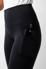 HORZE GILLIAN Damskie legginsy kompresyjne z pełnym lejem silikonowym i wysokim stanem - obrazek 15