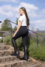 HORZE GILLIAN Damskie legginsy kompresyjne z pełnym lejem silikonowym i wysokim stanem - obrazek 17