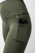 HORZE GILLIAN Damskie legginsy kompresyjne z pełnym lejem silikonowym i wysokim stanem - obrazek 7