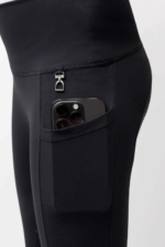 HORZE GILLIAN Dziecięce legginsy kompresyjne z pełnym silikonowym lejem i wysokim stanem - obrazek 5