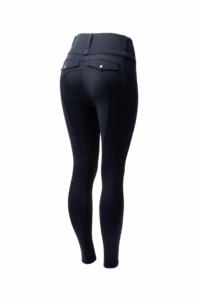 HORZE ANYA Legginsy jeździeckie damskie z pełnym lejem silikonowym i wysokim stanem