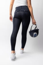 HORZE ANYA Legginsy jeździeckie damskie z pełnym lejem silikonowym i wysokim stanem - obrazek 12