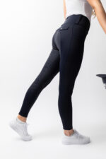 HORZE ANYA Legginsy jeździeckie damskie z pełnym lejem silikonowym i wysokim stanem - obrazek 14