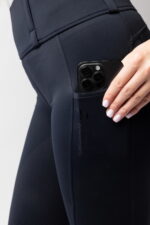 HORZE ANYA Legginsy jeździeckie damskie z pełnym lejem silikonowym i wysokim stanem - obrazek 15