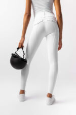 HORZE ANYA Legginsy jeździeckie damskie z pełnym lejem silikonowym i wysokim stanem - obrazek 3
