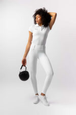 HORZE ANYA Legginsy jeździeckie damskie z pełnym lejem silikonowym i wysokim stanem - obrazek 4