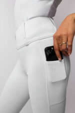 HORZE ANYA Legginsy jeździeckie damskie z pełnym lejem silikonowym i wysokim stanem - obrazek 6