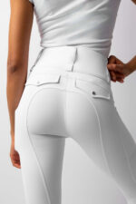 HORZE ANYA Legginsy jeździeckie damskie z pełnym lejem silikonowym i wysokim stanem - obrazek 8