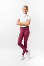 HORZE DEA Dziecięce legginsy jeździeckie z pełnym lejem silikonowym - obrazek 4