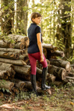 HORZE DEA Dziecięce legginsy jeździeckie z pełnym lejem silikonowym - obrazek 9