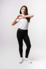 HORZE MADISON Legginsy jeździeckie dziecięce z pełnym lejem silikonowym - obrazek 4