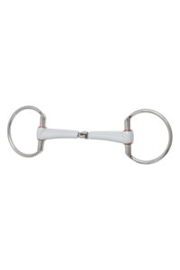 BERIS Wędzidło oliwkowe pojedynczo łamane