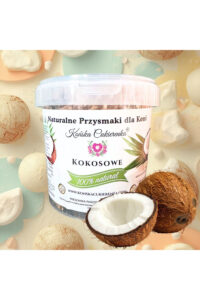 KOŃSKA CUKIERENKA Naturalne smakołyki dla koni, KOKOS 1 L