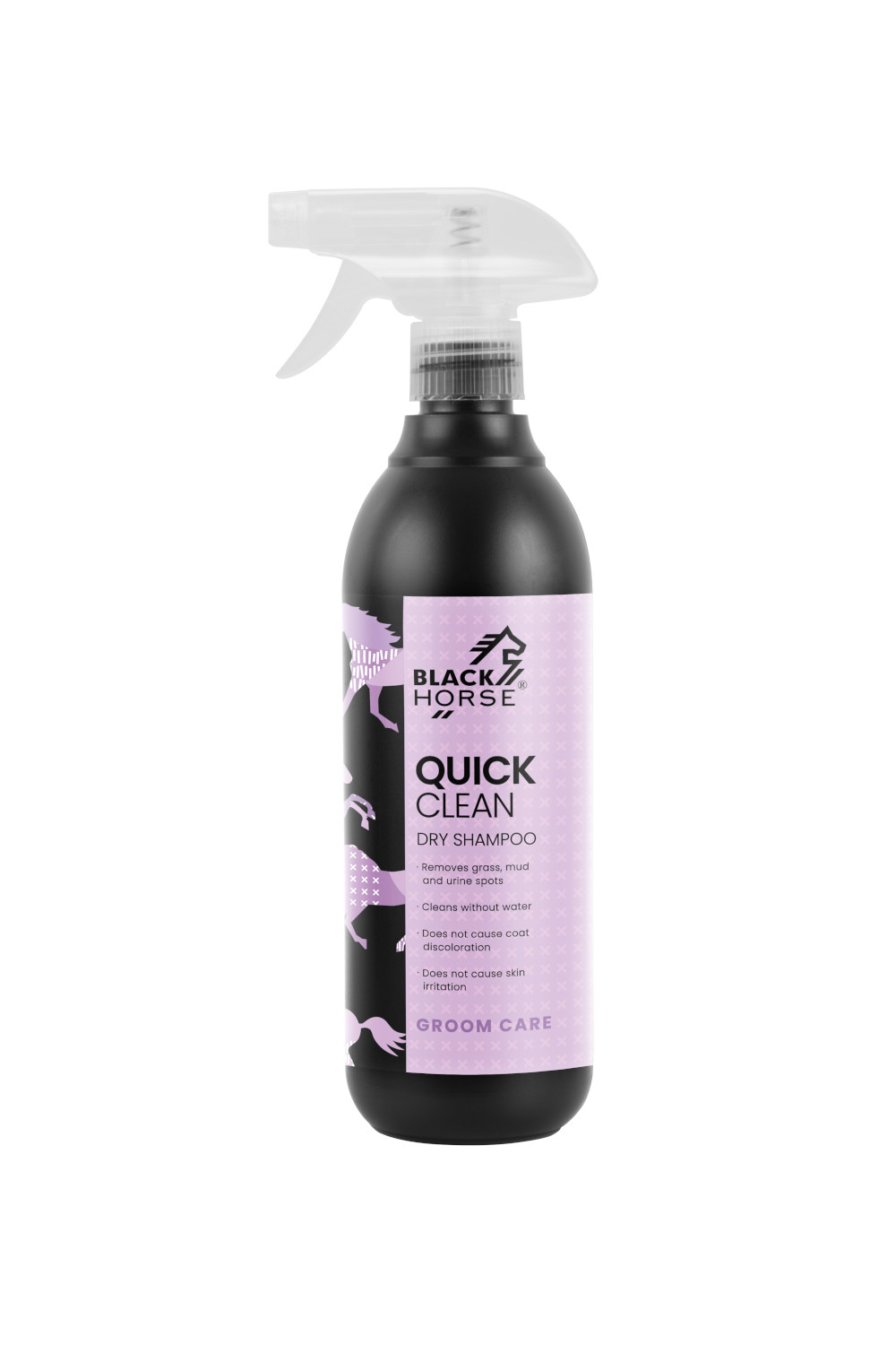BH QUICK CLEAN BLACK HORSE QUICK CLEAN Suchy szampon dla koni 500 ml - obrazek 1
